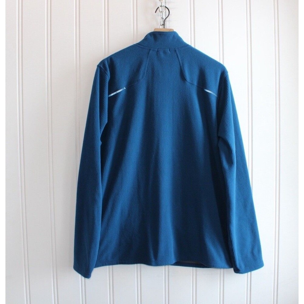 L.L. Bean Pathfinder Performance Fleece Jacket Full Zip‎ Blue Mens Size LG Tall - Picture 10 of 12